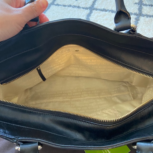 Kate Spade Black Carry-all Shoulder Bag with strap - Picture 13 of 16
